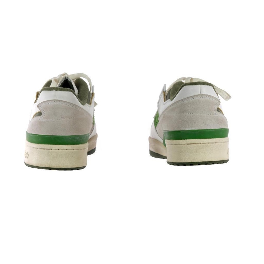 ADIDAS ORIGINALS Forum 84 Low FY8683 White Crew Green Sneakers Shoes Sz. 12 US - Picture 6 of 8